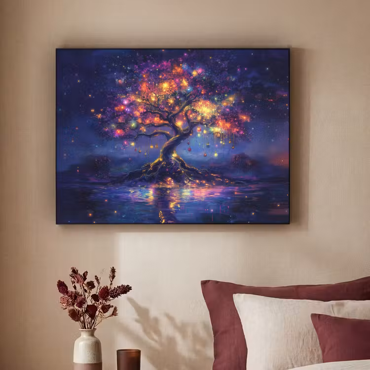 Art Frame - Kosmisch - lichtboom - Kerst - Kleurrijk — 2