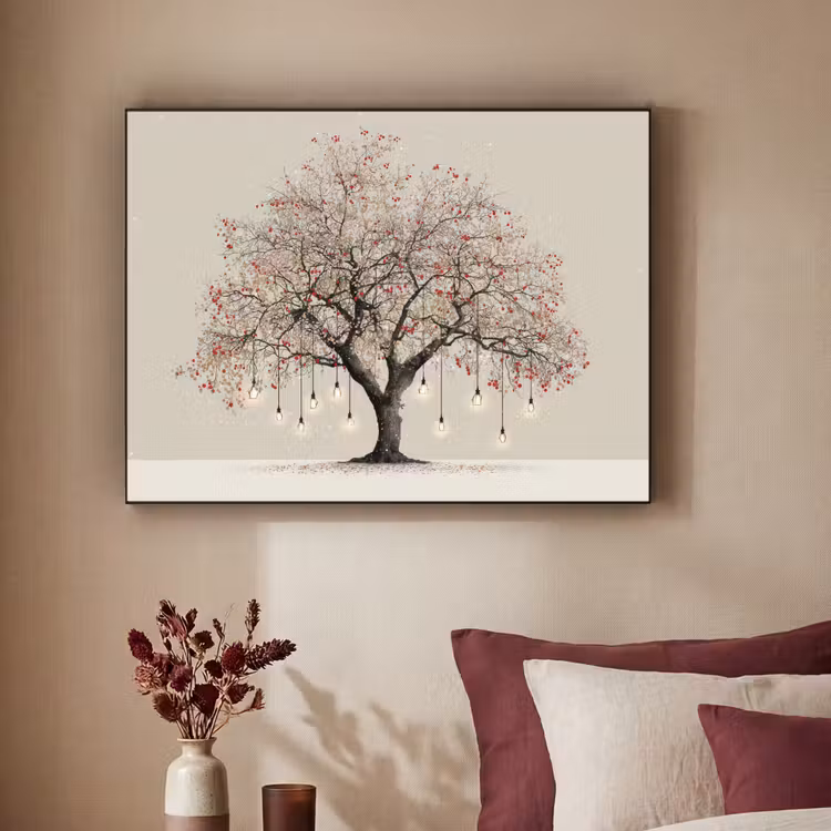 Art Frame - Lichtboom - Winter - Kerst - Meerkleurig — 2