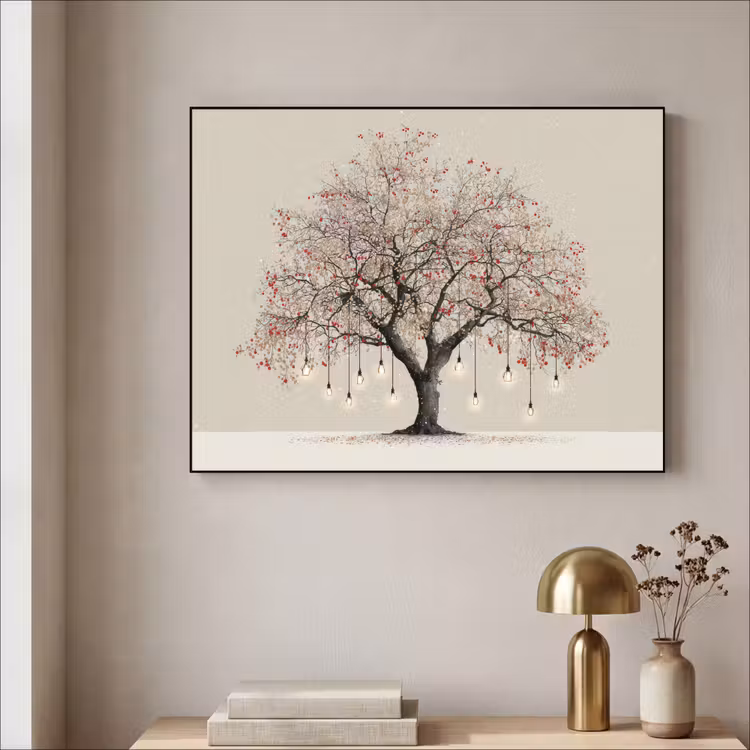 Art Frame - Lichtboom - Winter - Kerst - Meerkleurig — 3