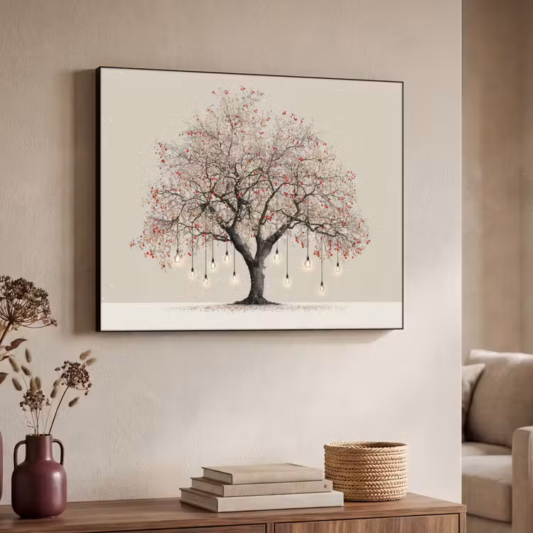 Art Frame - Lichtboom - Winter - Kerst - Meerkleurig — 4