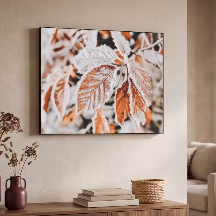 Art Frame - Bladeren - IJs - Winter - Natuur — 4