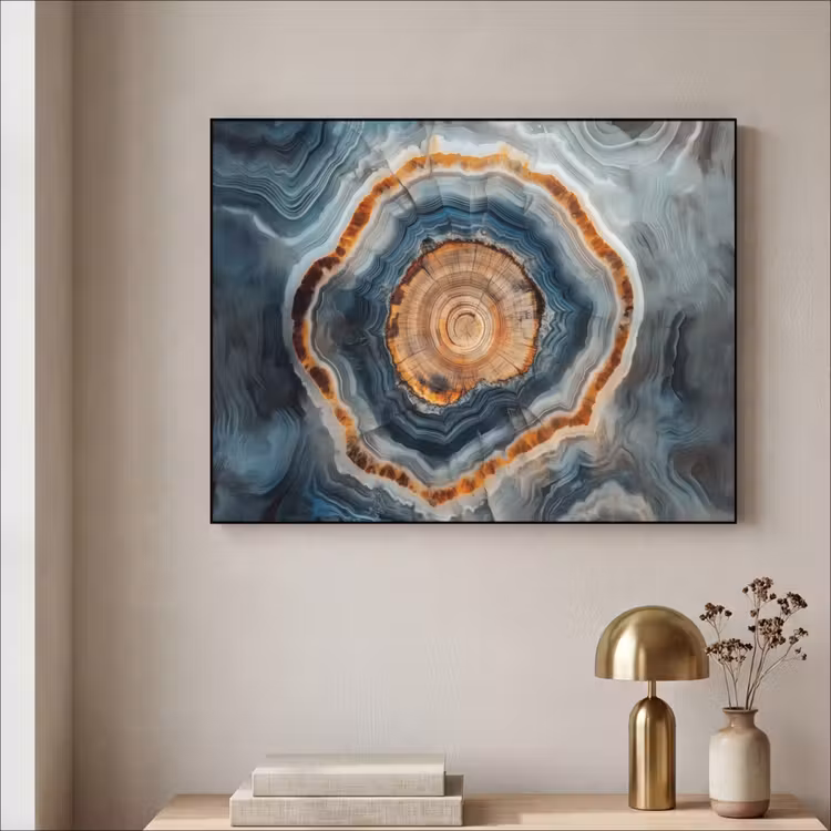 Art Frame - Cirkel - Ringen - Steen - Tinten — 3