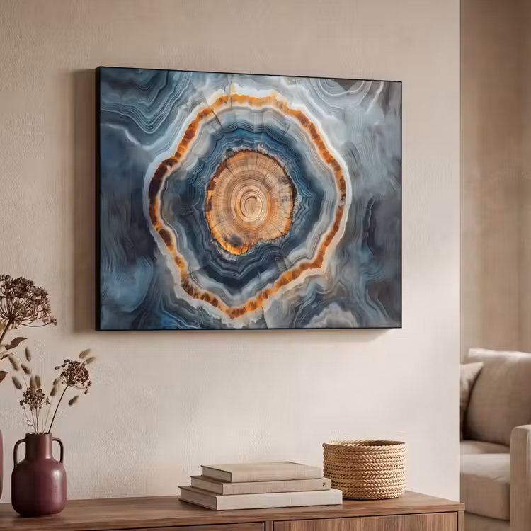 Art Frame - Cirkel - Ringen - Steen - Tinten — 4