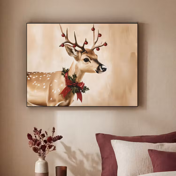 Art Frame - Gewei - Kerst - Rendier - Rood — 2