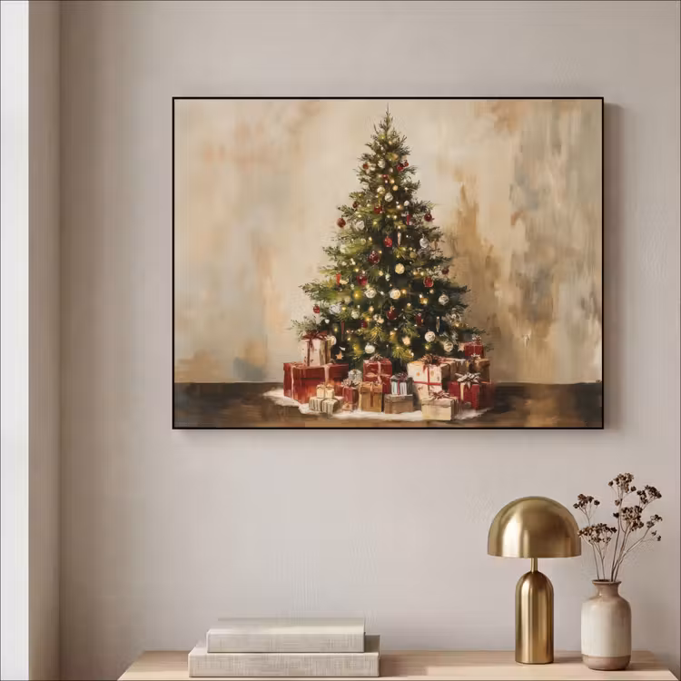 Art Frame - Kerstboom - Versierd - Kleurrijk — 3