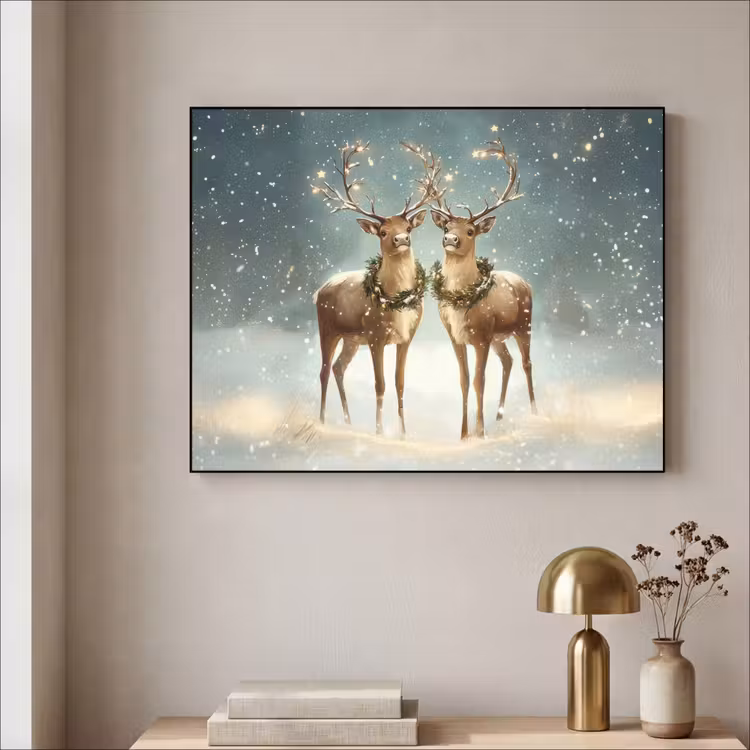 Art Frame - Kerstmagie - Winterwoud - Rendier — 3