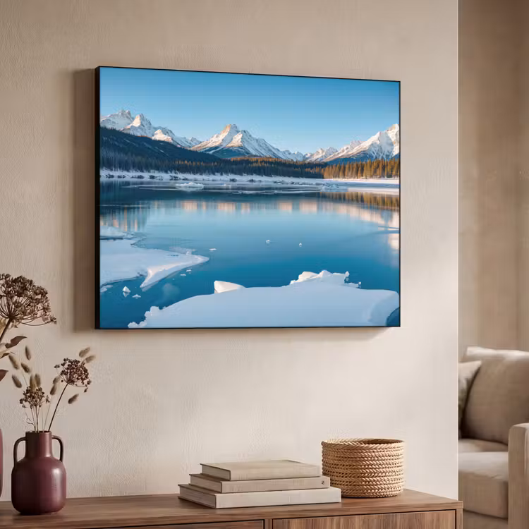 Art Frame - Landschap - Winter - Meer - Bergen - Uitzicht - IJs — 4