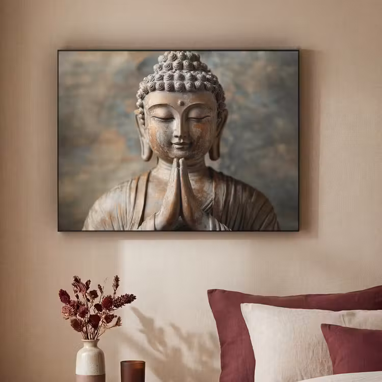 Art Frame - Boedha - Beeld - Bruin - Rust — 2
