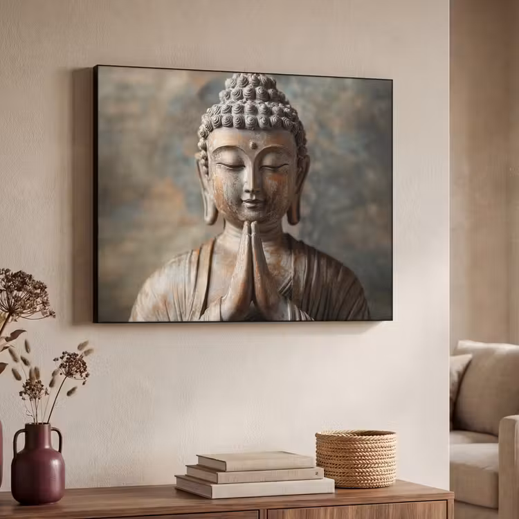 Art Frame - Boedha - Beeld - Bruin - Rust — 4