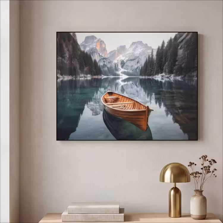 Art Frame - Boot - Bergen - Natuur - Water — 3
