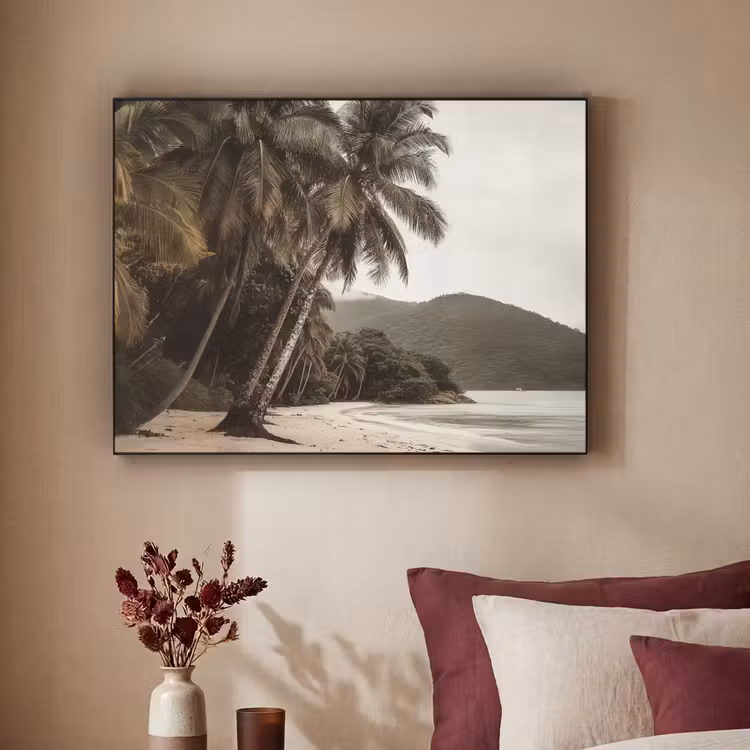 Art Frame - Eiland - Palmboom - Zee — 2