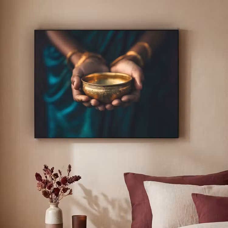 Art Frame - Goud - Kom - Blauw — 2