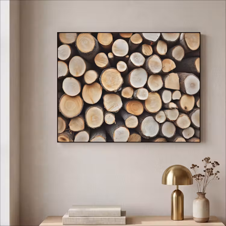 Art Frame - Hout - Boomstammen - Textuur — 3