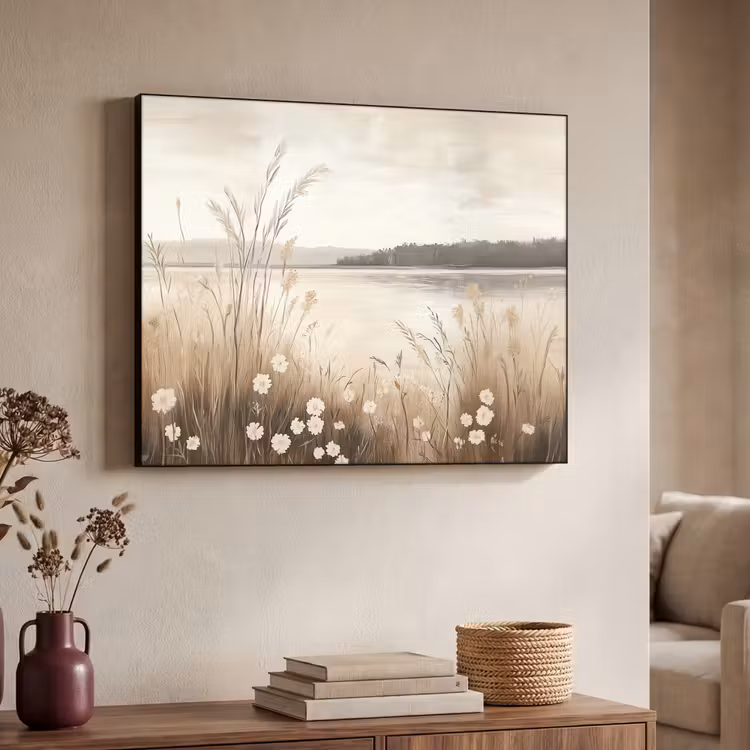 Art Frame - Meer - Water - Natuur - Beige — 4