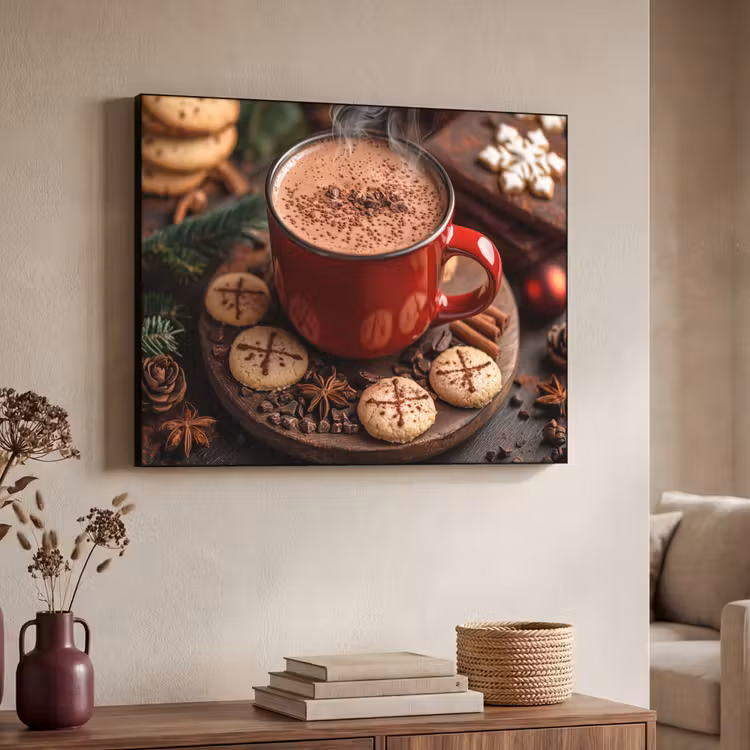 Art Frame - Chocolademelk - Mok - Winter - Kerst - Gezelligheid — 4