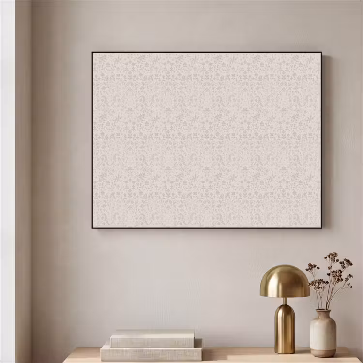 Art Frame - Bloemen - Bladeren - Licht - Taupe — 3