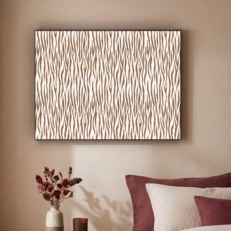 Art Frame - Bruin - Patroon - Zebra — 2
