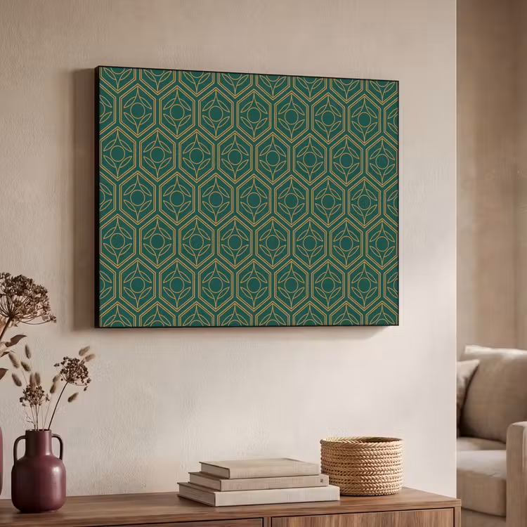 Art Frame - Geometrisch - Patroon - Groen — 4