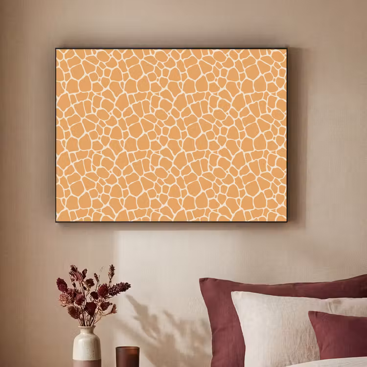 Art Frame - Giraf - Oranje - Patroon — 2