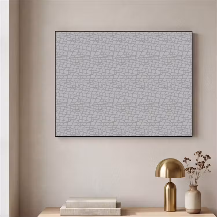 Art Frame - Grijs - Reptiel - Dier - Patroon — 3