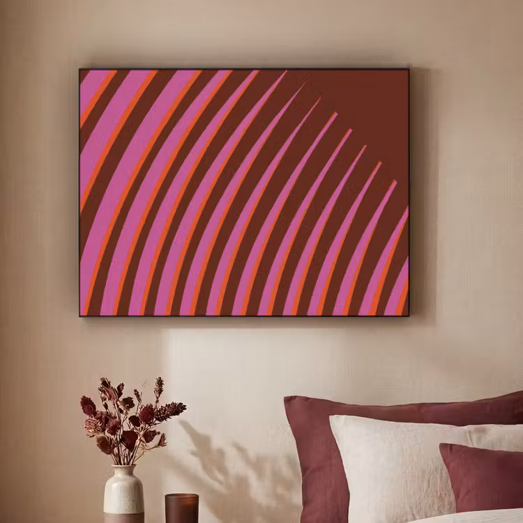 Art Frame - Lijnen - Rood - Beweging — 2