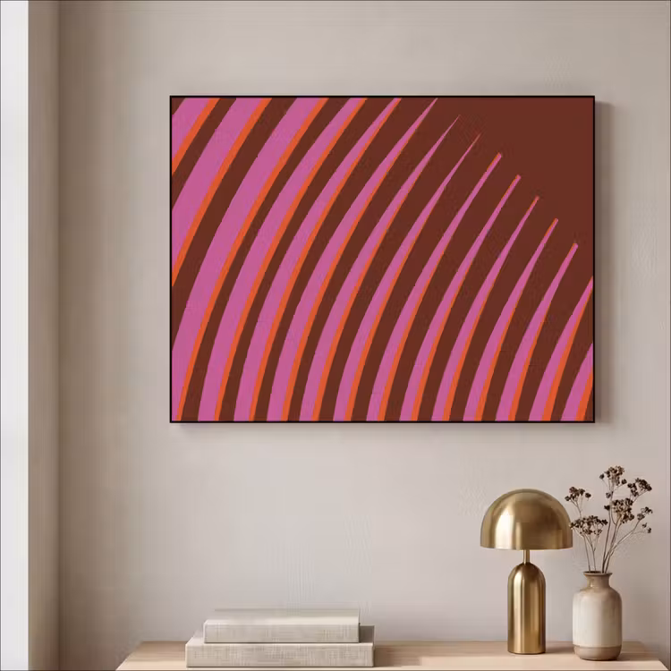 Art Frame - Lijnen - Rood - Beweging — 3