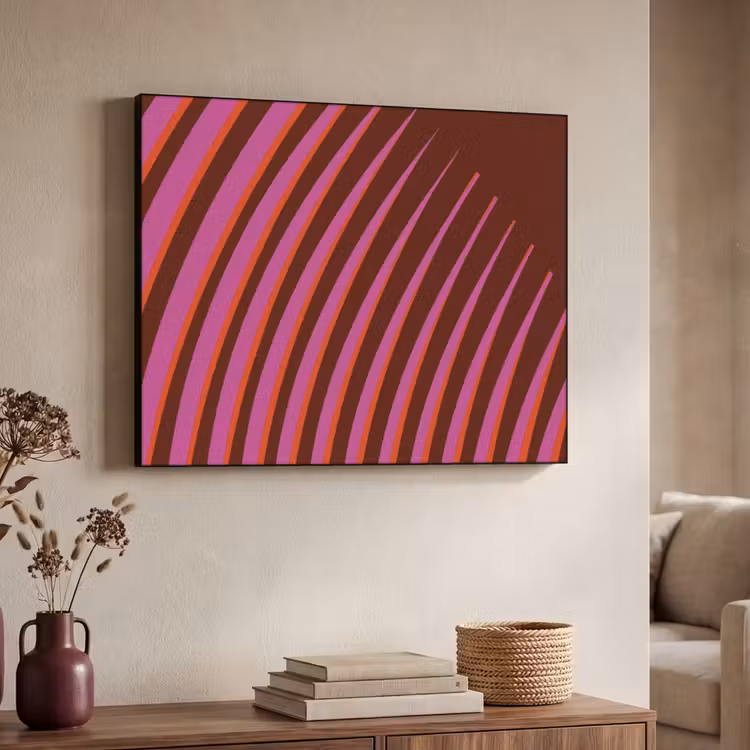 Art Frame - Lijnen - Rood - Beweging — 4