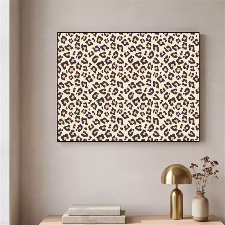 Art Frame - Panterprint - Patroon - Bruin — 3