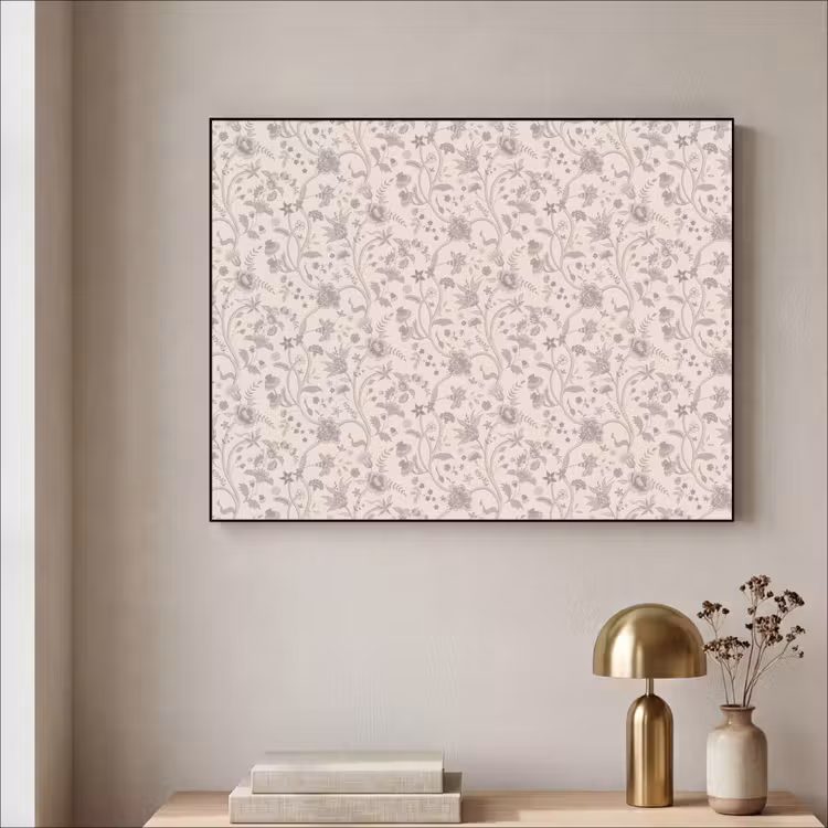 Art Frame - Patroon - Bloemen - Paars — 3