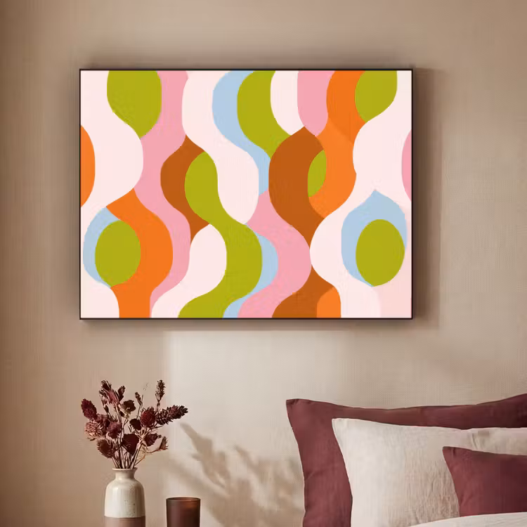 Art Frame - Abstract - Vormen - Roze — 2