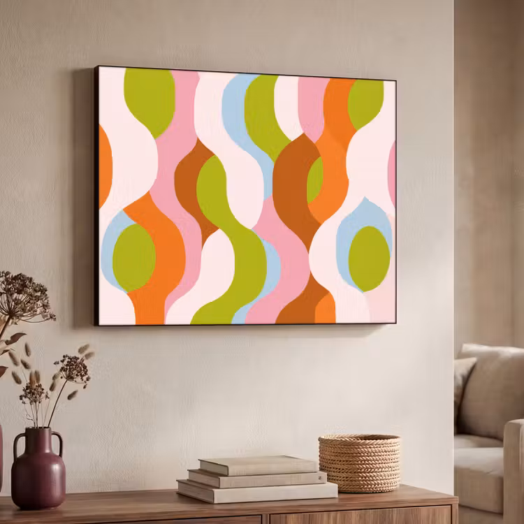Art Frame - Abstract - Vormen - Roze — 4
