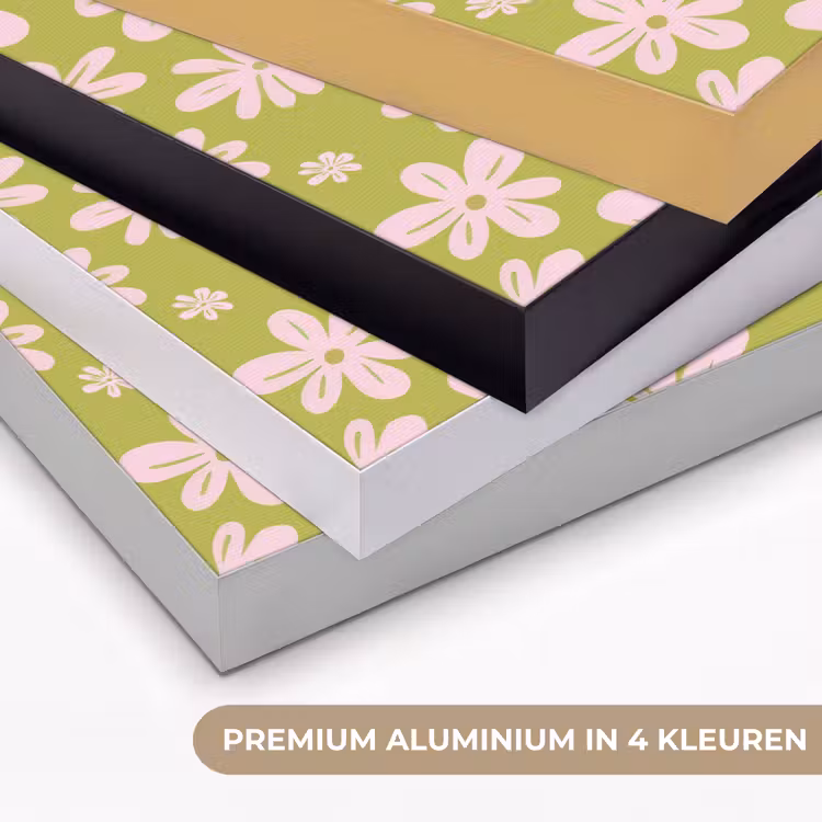 Art Frame - Bloemen - Roze - Getekend - Patroon — 5