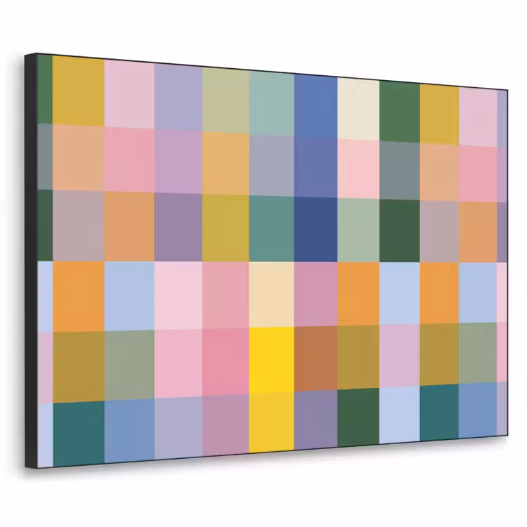 Art Frame - Blokken - Vierkant - Patroon - Gekleurd — 1