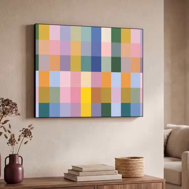 Art Frame - Blokken - Vierkant - Patroon - Gekleurd — 4