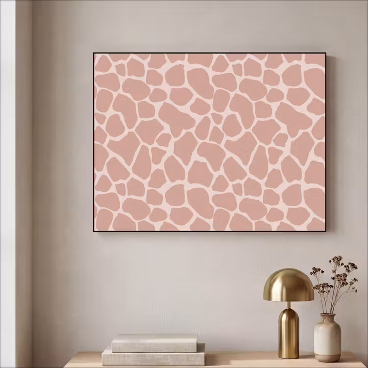 Art Frame - Giraffe - Lichtroze - Warm - Roze — 3