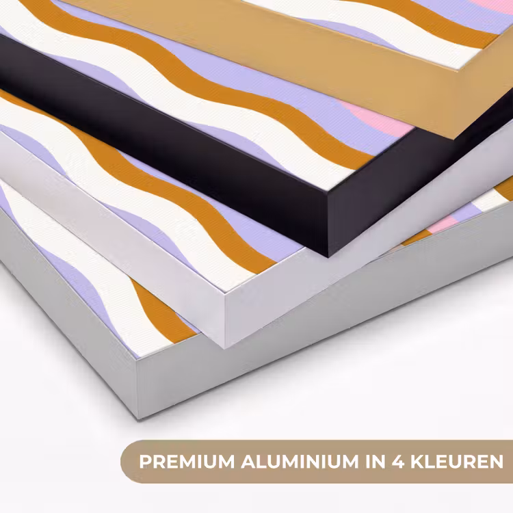 Art Frame - lijnen - Golven - Pastelkleuren - Patroon — 5