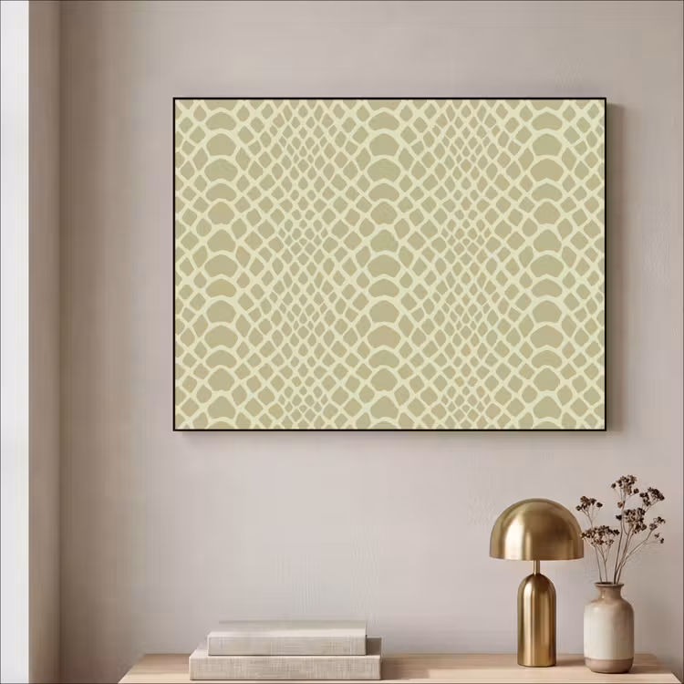 Art Frame - Groen - Patroon - Schubben — 3