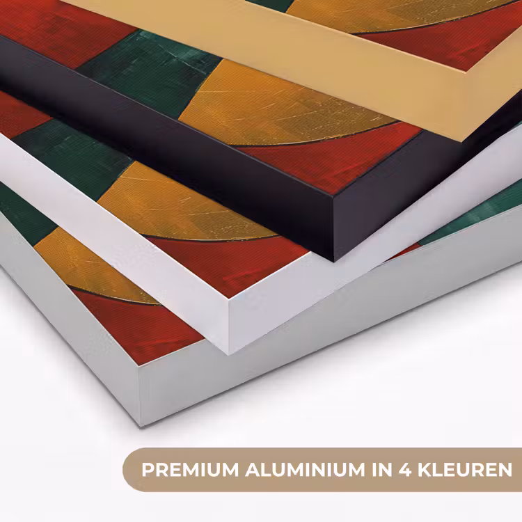 Art Frame - Abstract - Kerst - Goud - Rood - Groen — 5