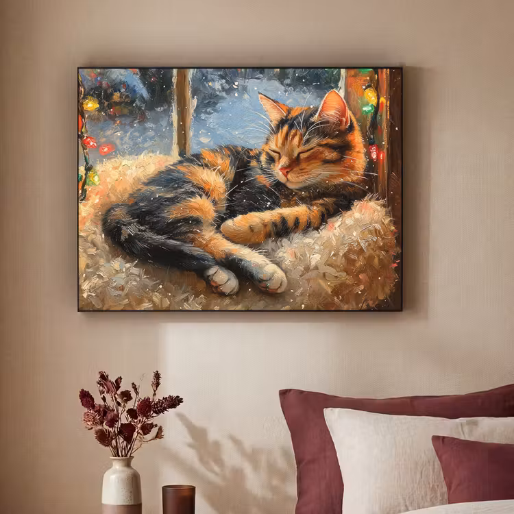 Art Frame - Kat - Kerst - Winter - Dier — 2
