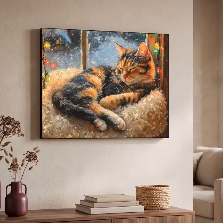 Art Frame - Kat - Kerst - Winter - Dier — 4