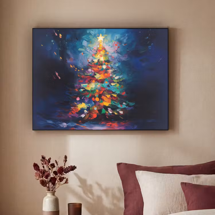 Art Frame - Kerstboom - Kerst - Abstract - Kleurrijk — 2