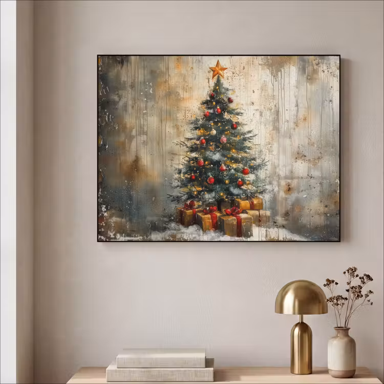 Art Frame - Kerstboom - Vintage - Kerst - Cadeau — 3