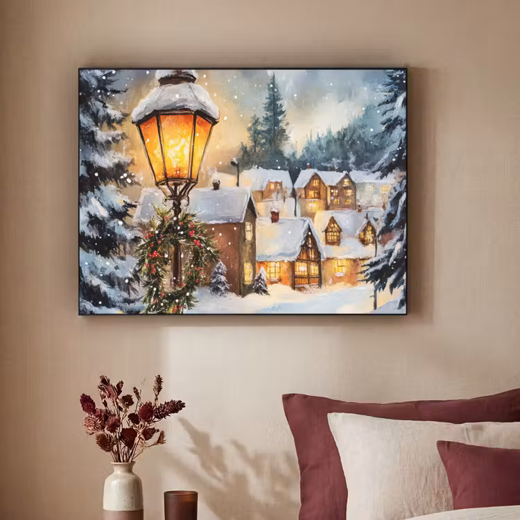 Art Frame - Kerstdorp - Huizen - Sneeuw - Kerst — 2