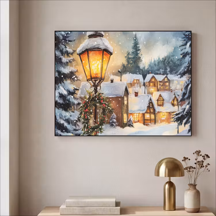 Art Frame - Kerstdorp - Huizen - Sneeuw - Kerst — 3