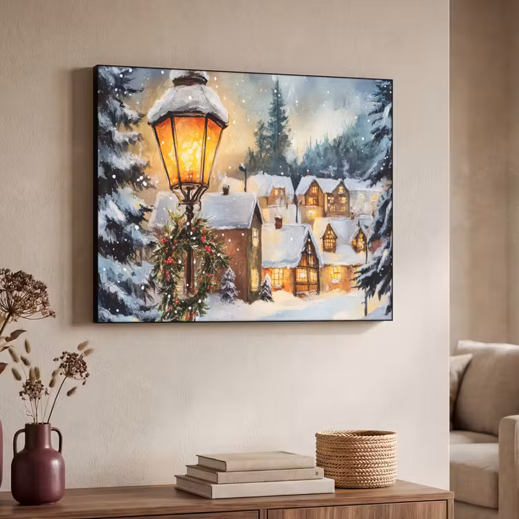Art Frame - Kerstdorp - Huizen - Sneeuw - Kerst — 4