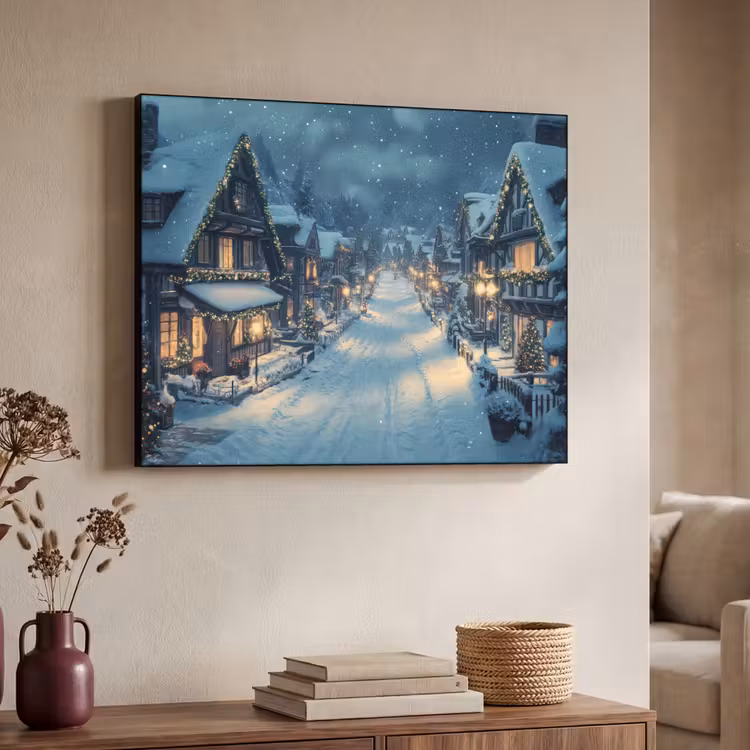 Art Frame - Kerstdorp - Kerst - Sneeuw - Winter — 4
