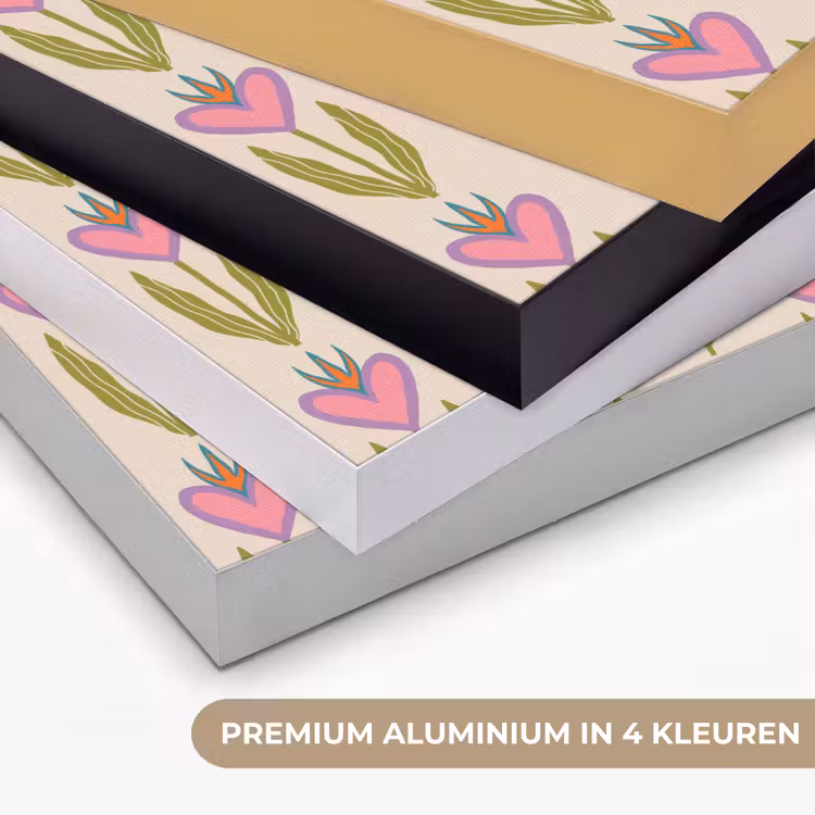 Art Frame - Love - Patroon - Bloemen - Hartjes — 5