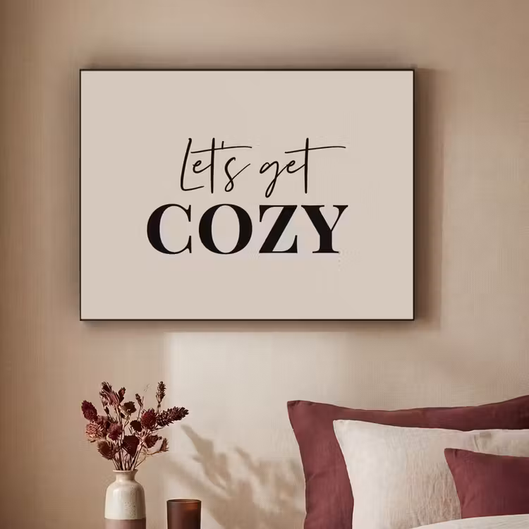 Art Frame - Beige - Winter - Quote - Cozy — 2