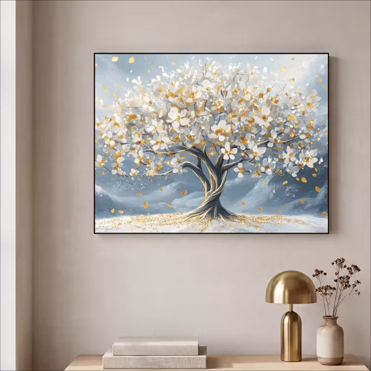 Art Frame - Boom - Winter - Levensboom - Modern - Goud — 3