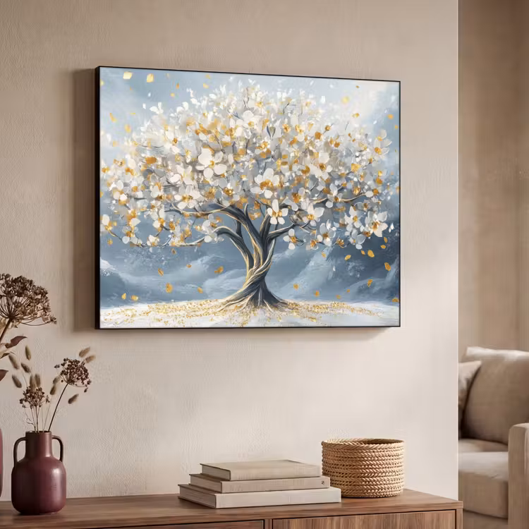 Art Frame - Boom - Winter - Levensboom - Modern - Goud — 4